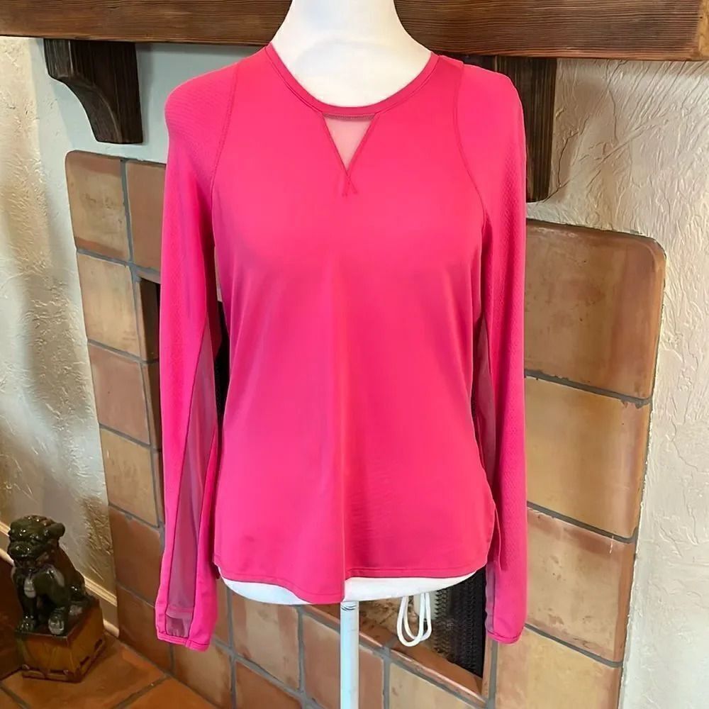 Lucky in Love HotβPink Long Sleeve Top,βS!